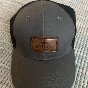 Patrón Tequila Gray and Black Hat - NEW!